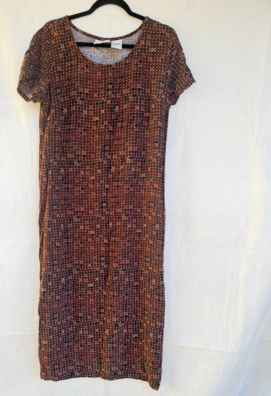 Studio Ease Women's Shift Dress Geometric Pattern (US 12)